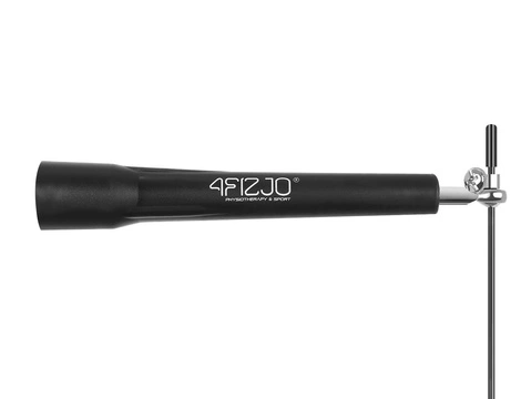 Skakanka z metalowymi łożyskami STANDARD+ czarna