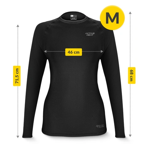 Zestaw odzieży termicznej unisex - czarny komplet 5w1 rozmiar M