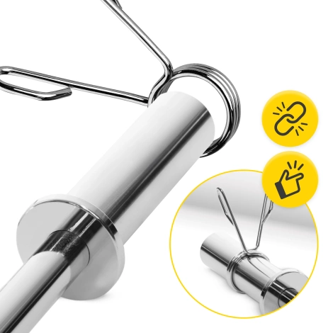 Zaciski sprężynowe na gryf olimpijski 50 mm 2 szt.