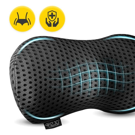 Poduszka ortopedyczna lędźwiowa do siedzenia czarna