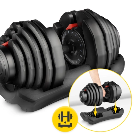 Hantel regulowany do ćwiczeń PRO 40 kg